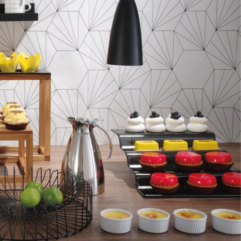 Schody bufetowe 4-stopniowe czarne Fine Dine