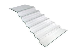 Schody bufetowe 7-stopniowe przezroczyste Fine Dine