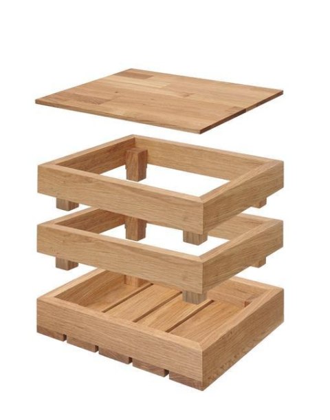 Skrzynka dębowa startowa Madeira GN 1/1 Fine Dine