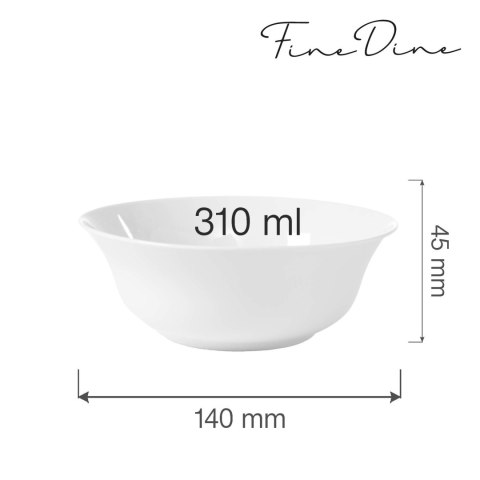 Miska Bianco 310 ml, 140 mm Fine Dine