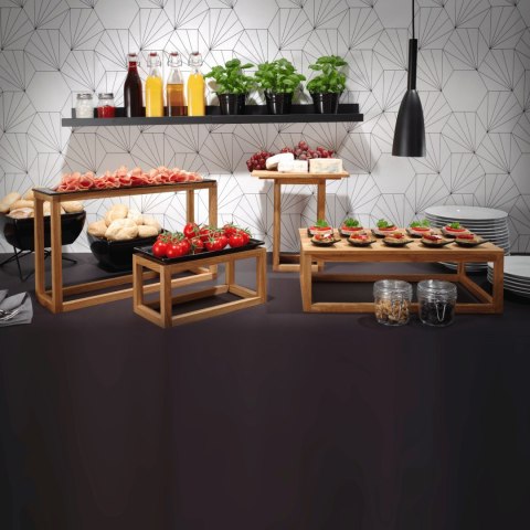 Podstawa drewniana pod tace GN1/2 Fine Dine