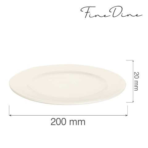 Talerz płytki Crema 200 mm Fine Dine