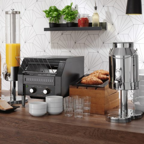 Toster Przelotowy Czarny 2200W 3 Tryby Fine Dine 261323