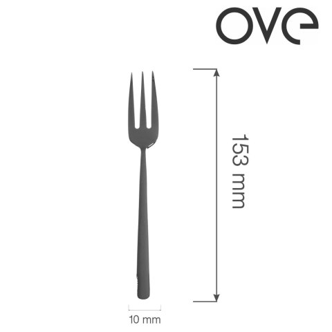 Widelczyk do ciasta Amarone Black 153 mm Fine Dine