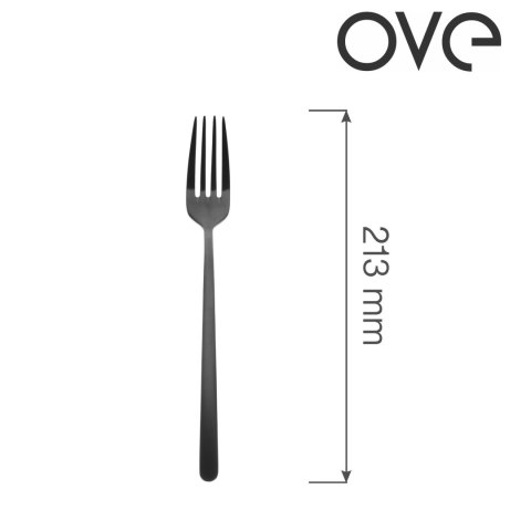 Widelec stołowy Amarone Black 213 mm Fine Dine