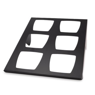 Ekspozytor bufetowy na 6 misek Skiatos Black Fine Dine