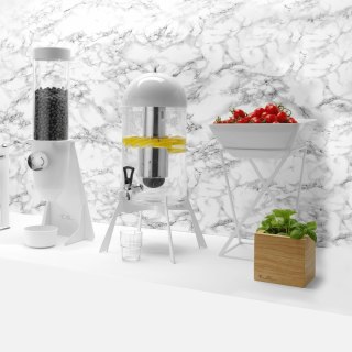 Miska kwadratowa z melaminy, biała, 125x125x(h)65 mm Fine Dine