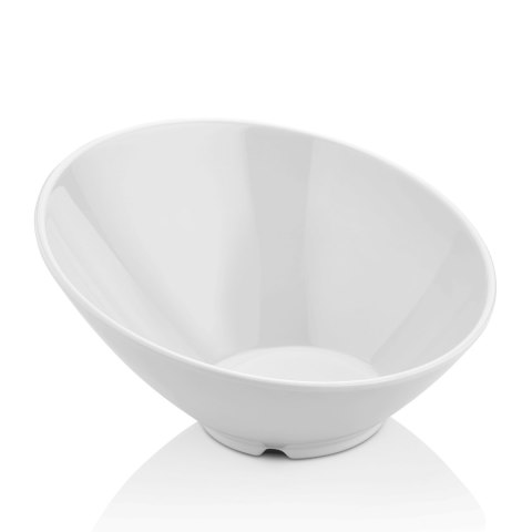 Miska skośna z melaminy, biała, 262x(h)138 mm Fine Dine