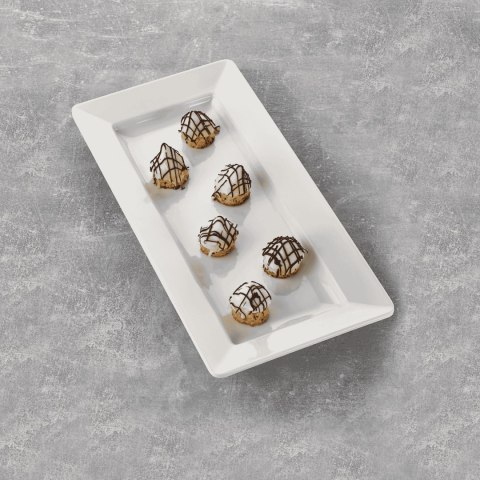 Taca GN 1/4 z melaminy, biała Fine Dine