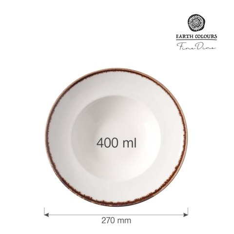 Talerz do pasty Vanilla 270 mm, 400 ml Fine Dine