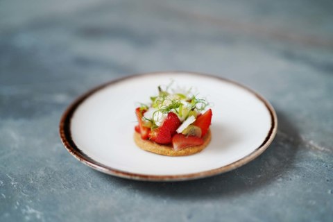 Talerz płytki Vanilla 190 mm Fine Dine