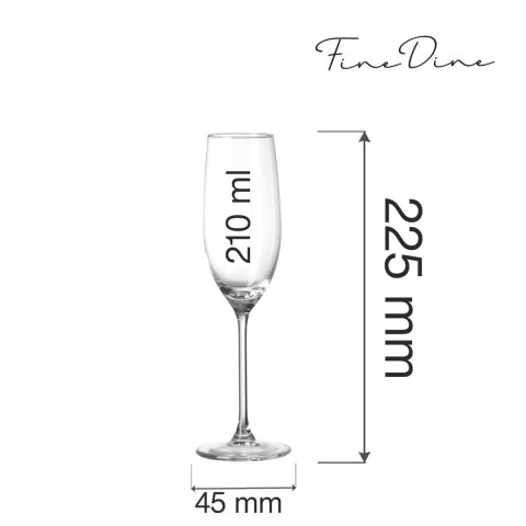 Kieliszek do szampana Cantare, 210ml Fine Dine