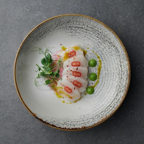 Miska coupe Homespun Accents Jasper Grey 248 mm Churchill