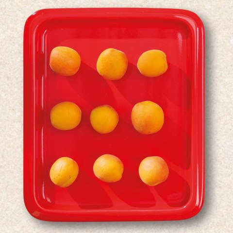 Taca Porcelanowa GN 2/4 Czerwona 530x163 mm Fine Dine 783450