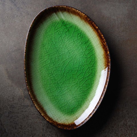 Talerz o organicznym kształcie Beryl, 270x190mm Fine Dine