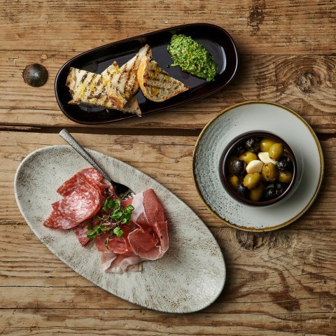 Talerz płytki Homespun Accents Jasper Grey 165 mm Churchill