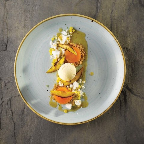 Talerz płytki Stonecast Duck Egg Blue 217 mm Churchill