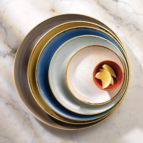 Talerz płytki Stonecast Duck Egg Blue 217 mm Churchill