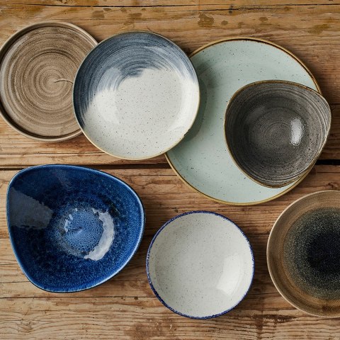 Talerz płytki Stonecast Duck Egg Blue 324 mm Churchill