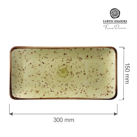 Talerz prostokątny Olive, 300x150 mm Fine Dine