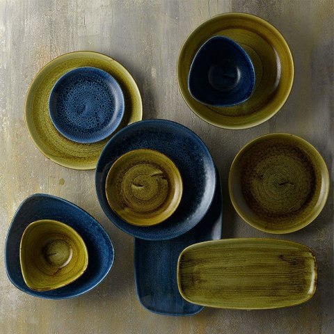 Talerz prostokątny Stonecast Plume Green 298x153 mm Churchill