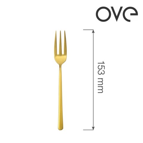 Widelczyk do ciasta Amarone Gold 153 mm Fine Dine