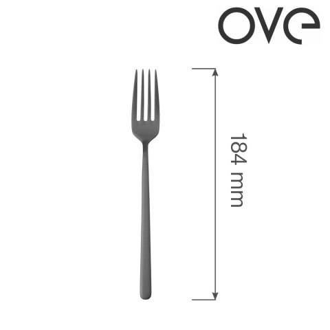 Widelec deserowy Amarone Black 184 mm Fine Dine