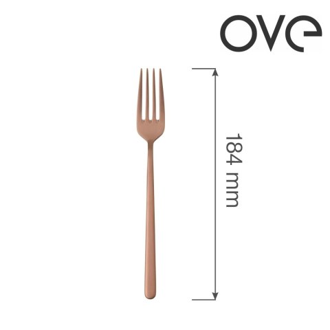 Widelec deserowy Amarone Bronze 184 mm Fine Dine