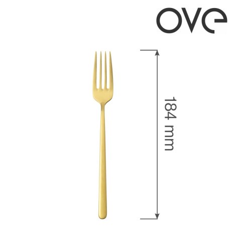 Widelec deserowy Amarone Gold 184 mm Fine Dine