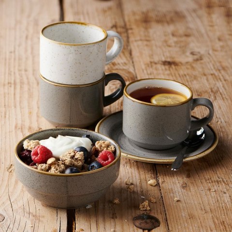 Filiżanka sztaplowana Stonecast Grey 220 ml Churchill