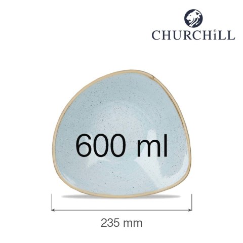 Miska trójkątna Stonecast Duck Egg Blue 600 ml Churchill
