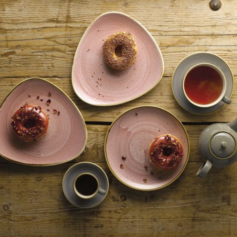 Miska trójkątna Stonecast Petal Pink 235 mm, 600 ml Churchill