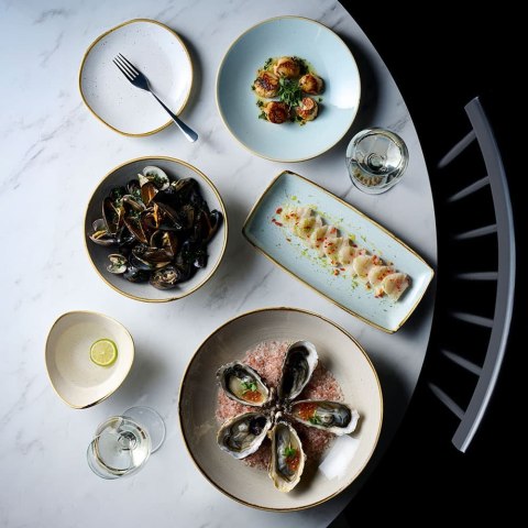 Półmisek Stonecast Duck Egg Blue 295x140 mm Churchill