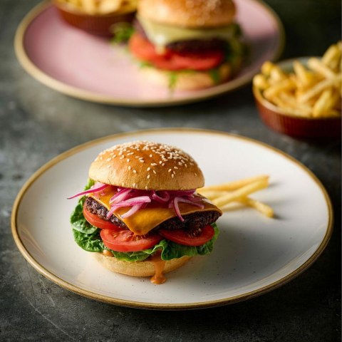 Talerz płytki Stonecast Barley White 217 mm Churchill