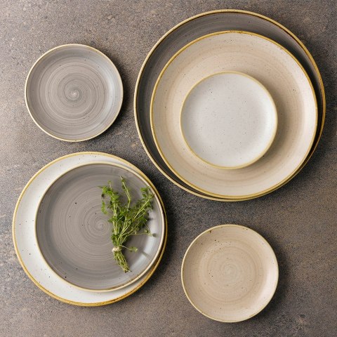 Talerz płytki Stonecast Peppercorn Grey 324 mm Churchill