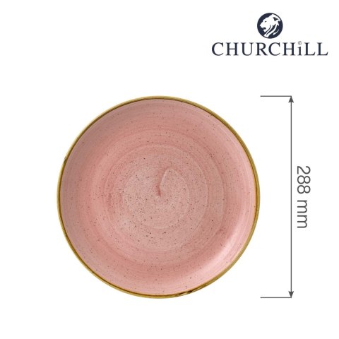 Talerz płytki Stonecast Petal Pink 288 mm Churchill
