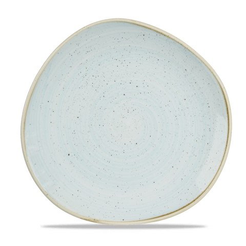 Talerz płytki o organicznym kształcie Stonecast Duck Egg Blu 286 mm Churchill