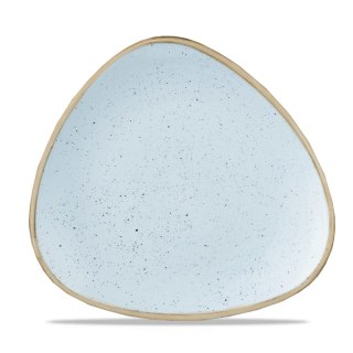 Talerz trójkątny Stonecast Duck Egg Blue 265 mm Churchill