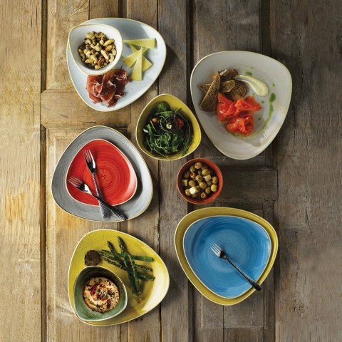 Talerz trójkątny Stonecast Peppercorn Grey 265 mm Churchill