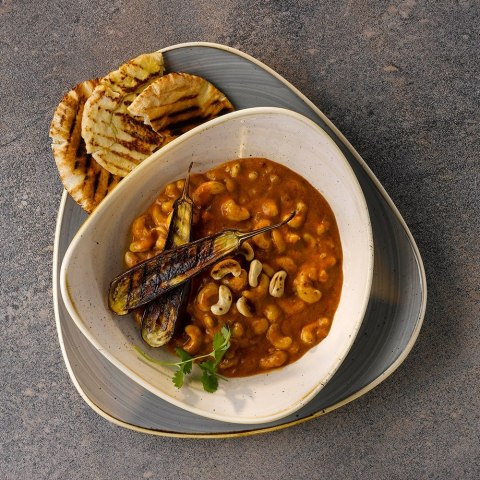 Talerz trójkątny Stonecast Peppercorn Grey 311 mm Churchill