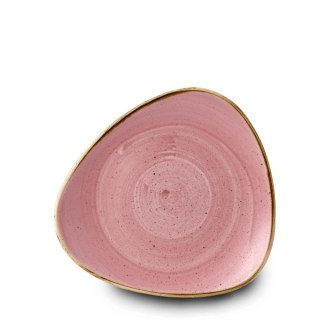 Talerz trójkątny Stonecast Petal Pink 229 mm Churchill