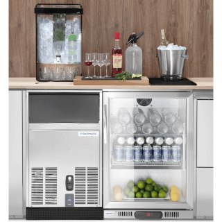 Chłodziarka Barowa Podblatowa 108l 1-Drzwiowa Nierdzewna Barmatic Candour