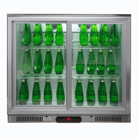Chłodziarka Barowa Podblatowa 2-Drzwiowa Nierdzewna Barmatic 233771
