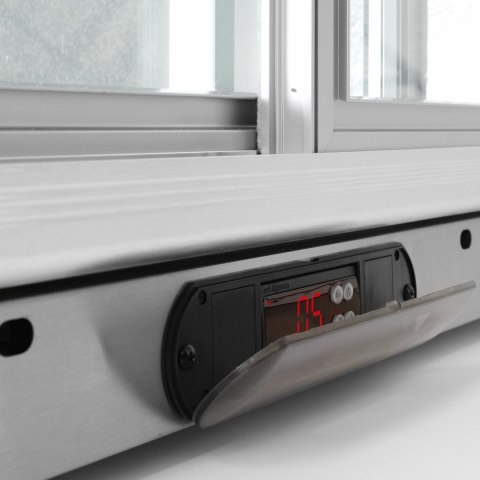 Chłodziarka Barowa Podblatowa 2-Drzwiowa Nierdzewna Barmatic 233771