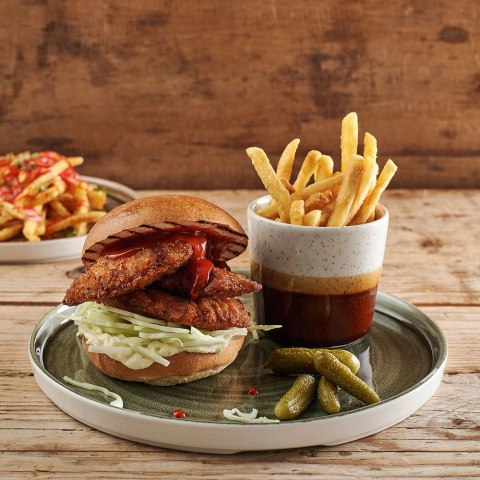 Naczynie na frytki Nourish Siena Barley White, 87x(h)82mm Churchill