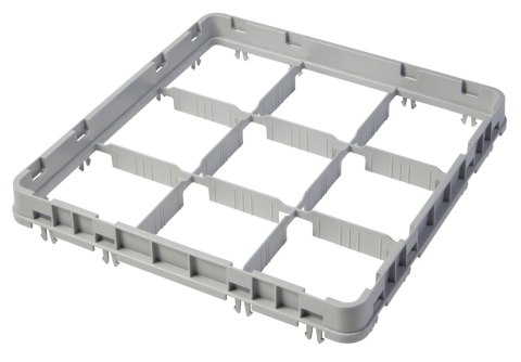 Nadstawka Do Koszy Half Drop 500x500 Szara Model E2 9 Przegródek Cambro