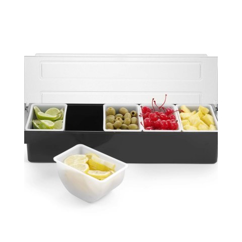 Pojemnik Barmański na Dodatki 5 Wkładów 480x150x100 Hendi 552131