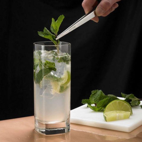 Precyzyjna pęseta barmańska stal nierdzewna 300 mm BarFly