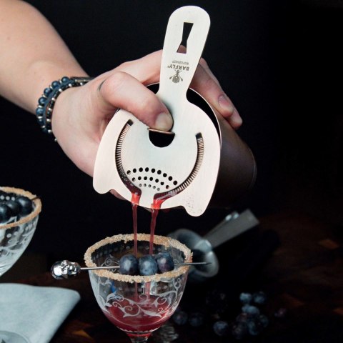 Sitko barmańskie z 4 zębami, antyczna miedź BarFly