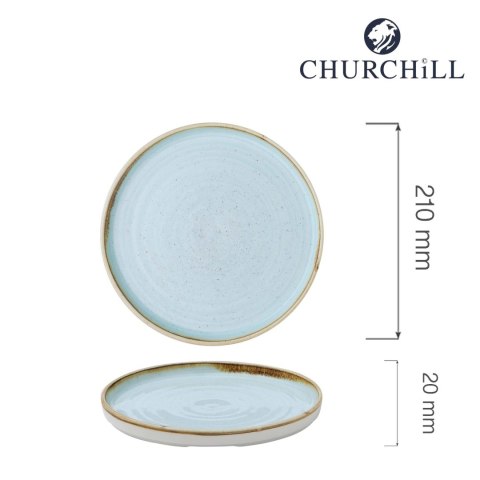Talerz z wysokim rantem Duck Egg, 210mm Churchill